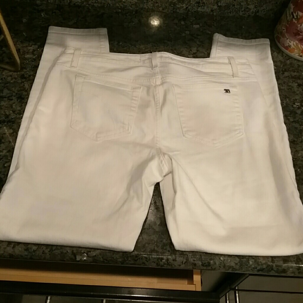 Joe white skinny jeans